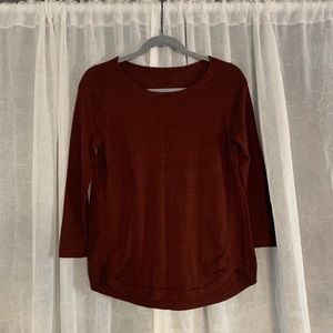 Burnt Orange 3/4 Sleeve Sweater